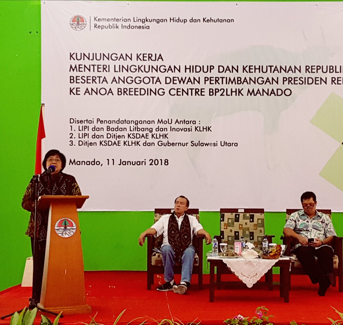 JohnTasirin's tweet photo. Sulawesi Utara untuk Indonesia: Keanekaan Hayati adalah kedaulatan bangsa juga: @SitiNurbayaLHK @KementerianLHK https://t.co/jYwv5SSuE2
