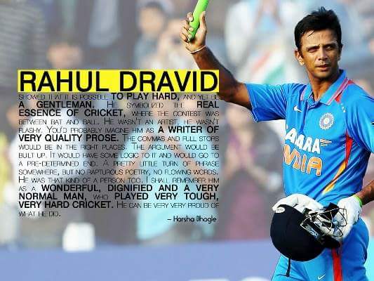 Happy birthday Rahul Dravid sir  