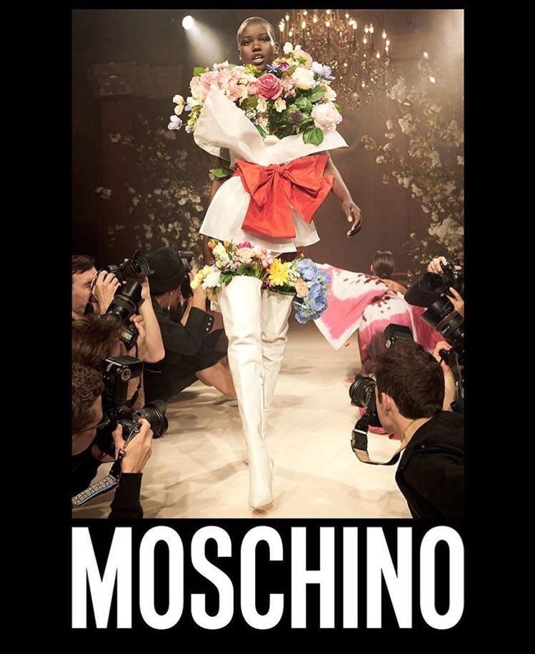 blackstylelist's tweet photo. The new 2018 #Moschino Campaign ❤️ is HAUTE! Photography: Steven Meisel https://t.co/RTd4ALi76B
