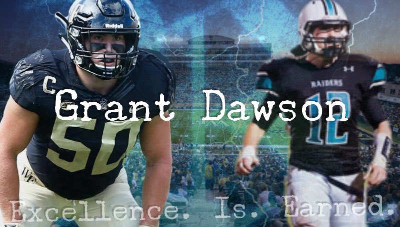 RaidersFB's tweet image. @RaidersFB @deaconfootball @WakeFB Proud to call this guy a Raider!!! #Remembered #LeaderByExample
