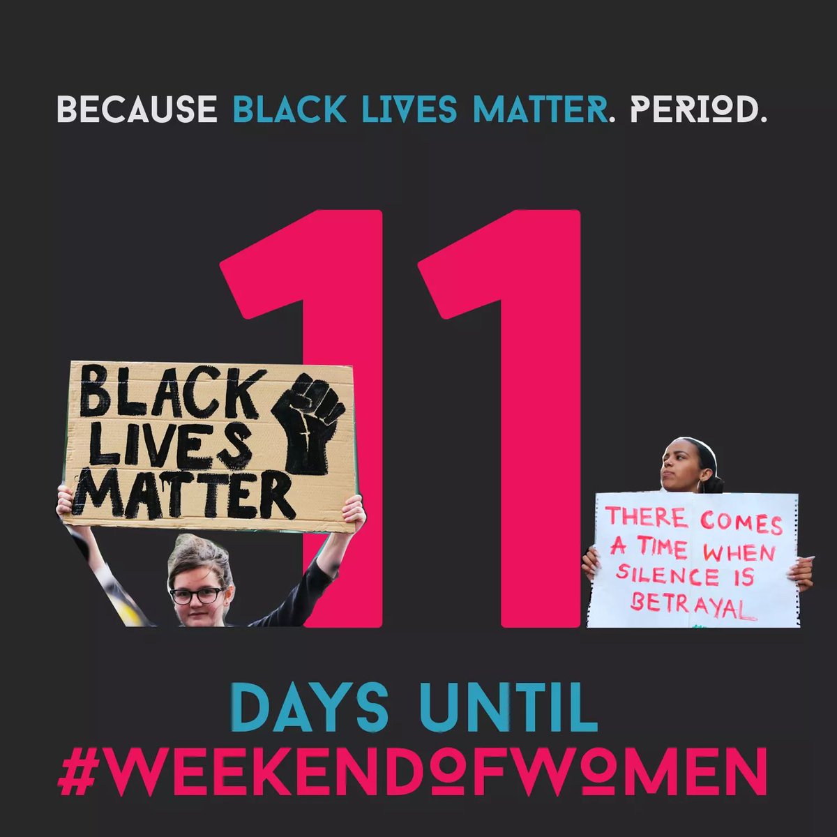 Period.

There are so many reasons to join us on January 20th.

March in Little Rock.
bit.ly/MarchOnArkansa…

#WeekendofWomen #MarchOnThePolls #BlackLivesMatter #MarchOnArkansas