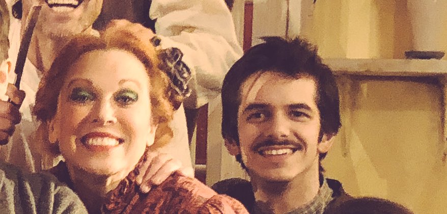 Lin_Manuel's tweet photo. @CaroleeCarmello Don’t know how they managed to get Ben Whishaw in his Mary Poppins Returns mustache to play piano but hella tight https://t.co/keKr2lEJgz