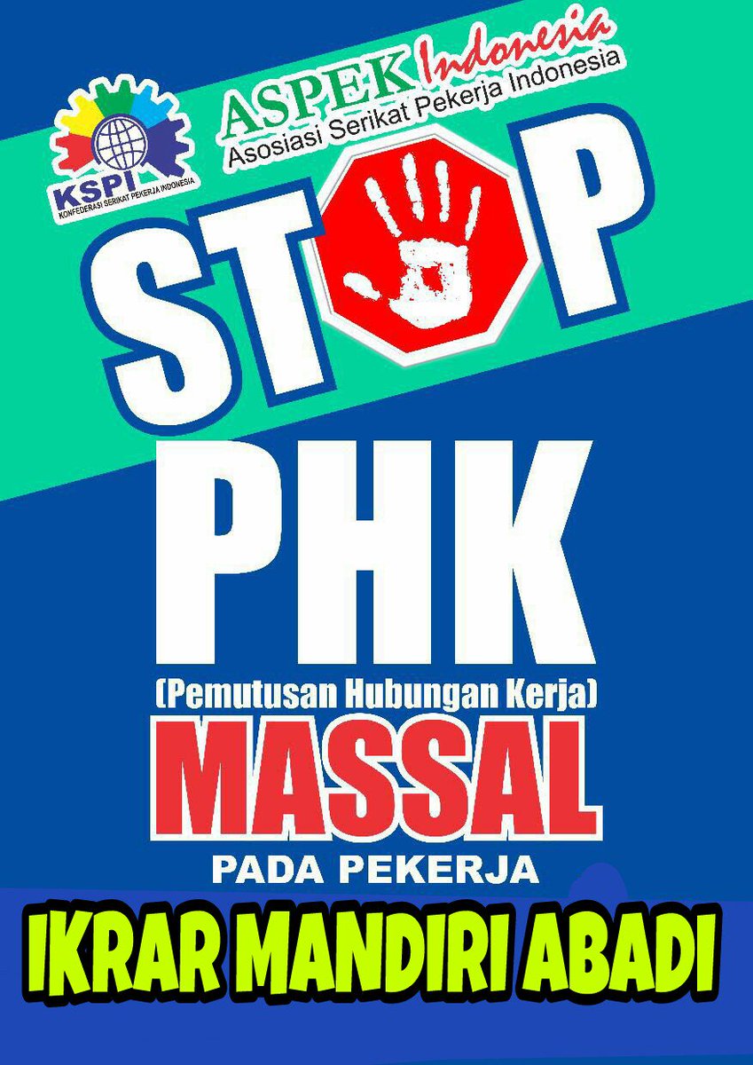ImamRijkon's tweet photo. Lawan semua penindasan dan ketidak adilan, kami bersamamu kawan..
@KspiCitu @FSPMI_KSPI @kp_fspmi @rusdi_alfatih @m_mirah @hanifdhakiri
#TolakPhkSepihak
#TolakUnionBusting
#SaveSpim https://t.co/DkNREADLdH