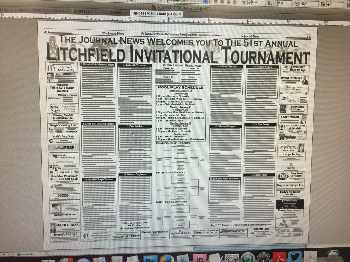 DorianVmarkets's tweet photo. Two full pages of Litchfield Invitational Tournament magic coming at you in tomorrow's Journal-News #LIT51 https://t.co/JQlxWwVASi