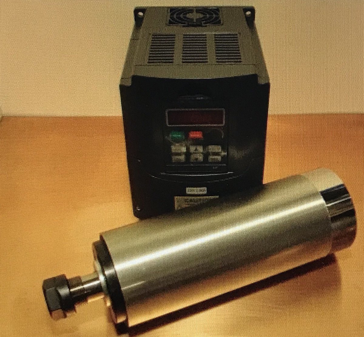 Dixon2Sales's tweet photo. Good morning everyone here we have our spindle Motor 3 phase 2.2kw water cooled er20 with matching vfd only £309.99 + vat for more information please go to https://t.co/jtPgrGS6yz https://t.co/M21XpJRJC3