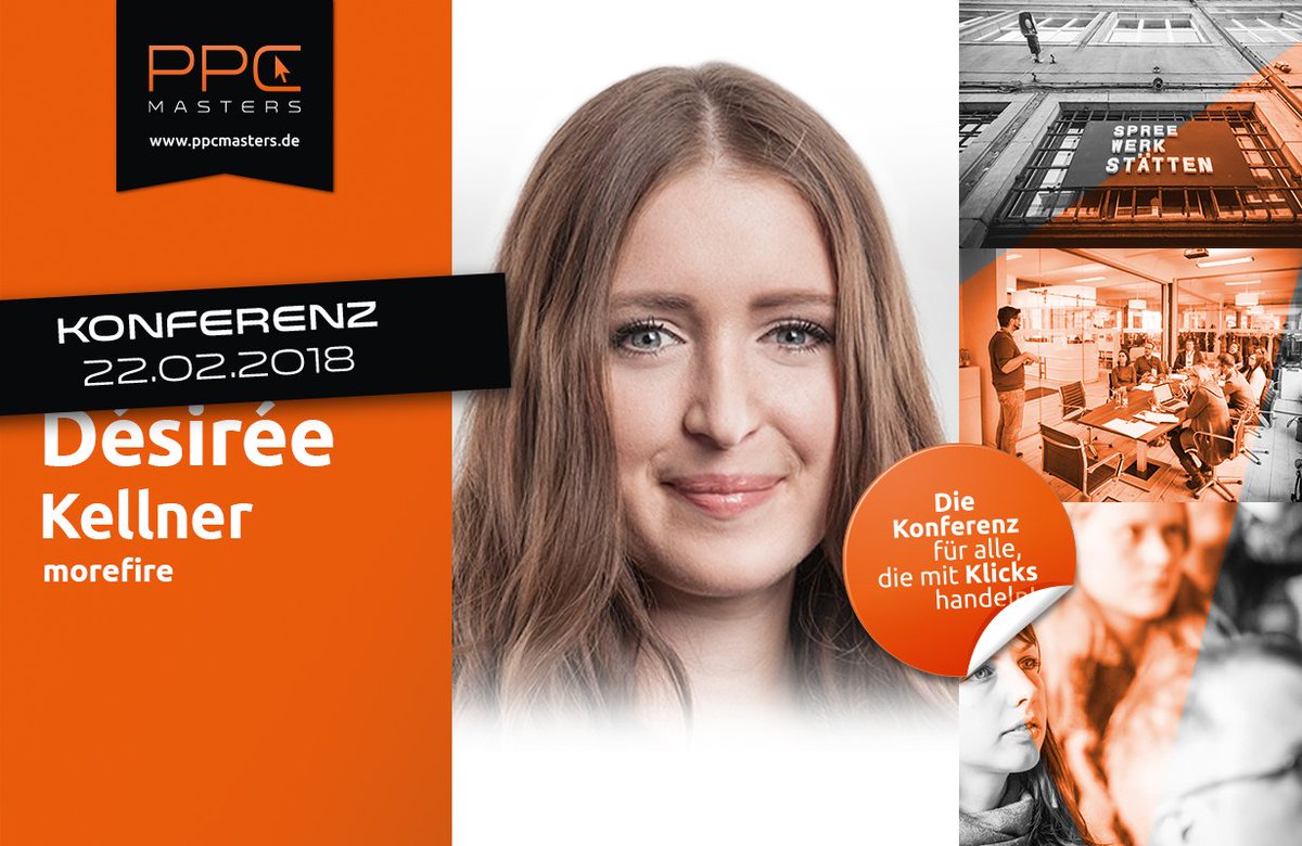 PPCMasters's tweet photo. Ganzheitliches #SEM dank perfekter Symbiose von #SEA und #SEO? Désirée Kellner von @morefireagency zeigt, wie das geht. Seid bei ihrem Vortrag bei der #PPCMasters am 22.02.18 dabei und holt aus eurem #Suchmaschinenmarketing das Beste raus. Erfahrt mehr: https://t.co/DWjRhHYtPN https://t.co/G5J2TQurli