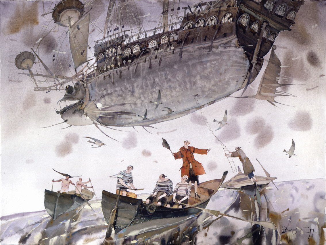 ShadowDropDev's tweet photo. Watercolours by Alexander Votsmush: https://t.co/jlOgdAjrGU