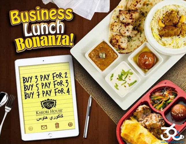 360Foodcourt's tweet photo. Enjoy the business lunch bonanza today at Kakori House - Qatar 
Buy 3 &amp; Pay for 2
Buy 5 &amp; Pay for 3 
Buy 7 &amp; Pay for 4
https://t.co/horFIzoMP7 https://t.co/4CF7JeYdBV