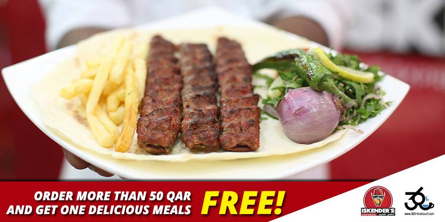 360Foodcourt's tweet photo. Order more than 50 QAR and get one delicious meal free from below options:-

-Shawarma and Rice

- Romman Shawarma

-Sajji Shawarma 

-The Famous Iskender's Toast 

Order it now with 360 Foodcourt: https://t.co/LQ1daHeNwi https://t.co/oxPjyyQEMx