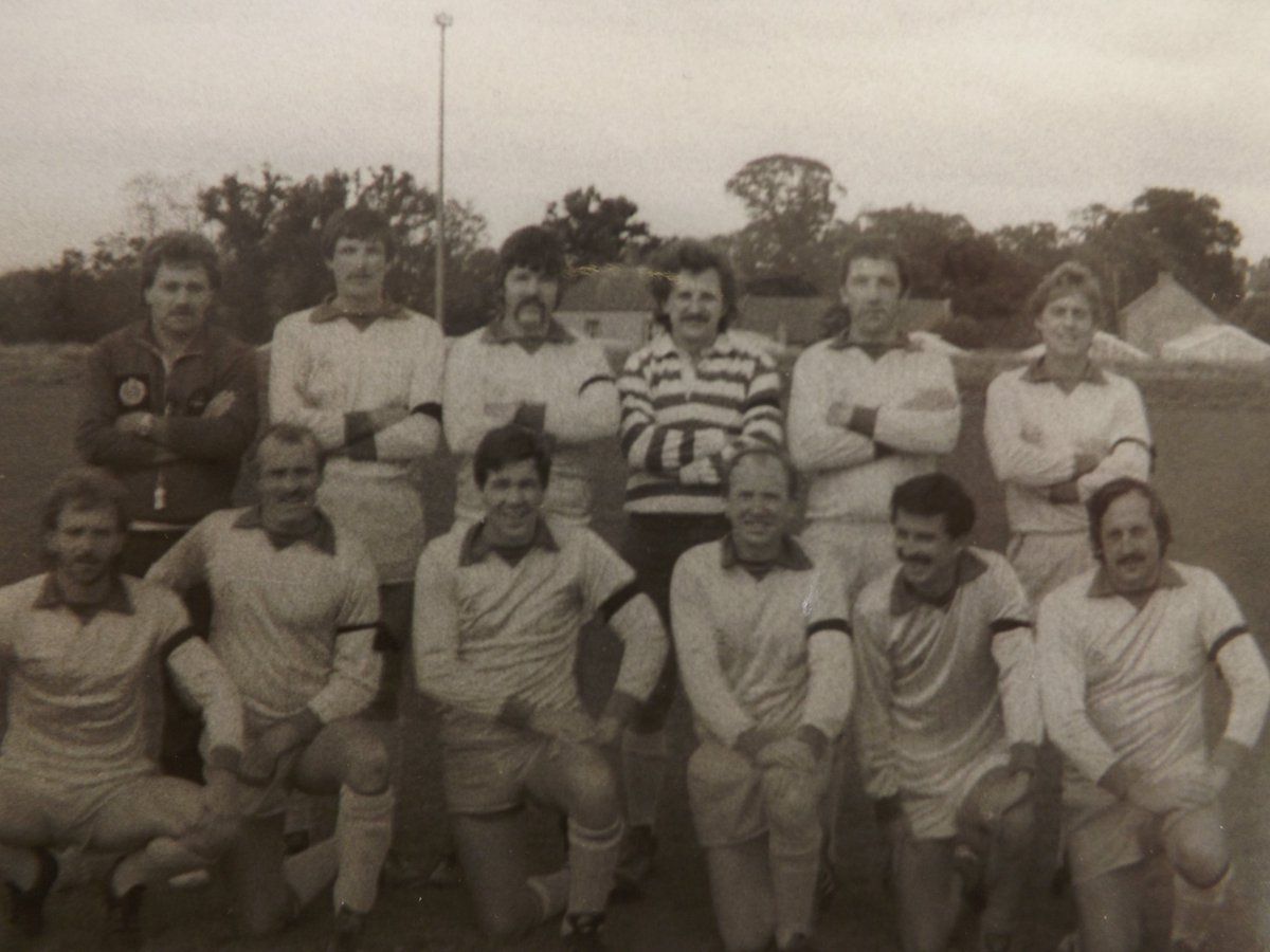 DLSjsy's tweet photo. With The Big Game between De La Salle and Victoria College staff just around the corner, we thought we would share this throwback photo of our staff team in the mid-eighties. Enjoy! #ThrowbackThursday https://t.co/keLQpu9TDT