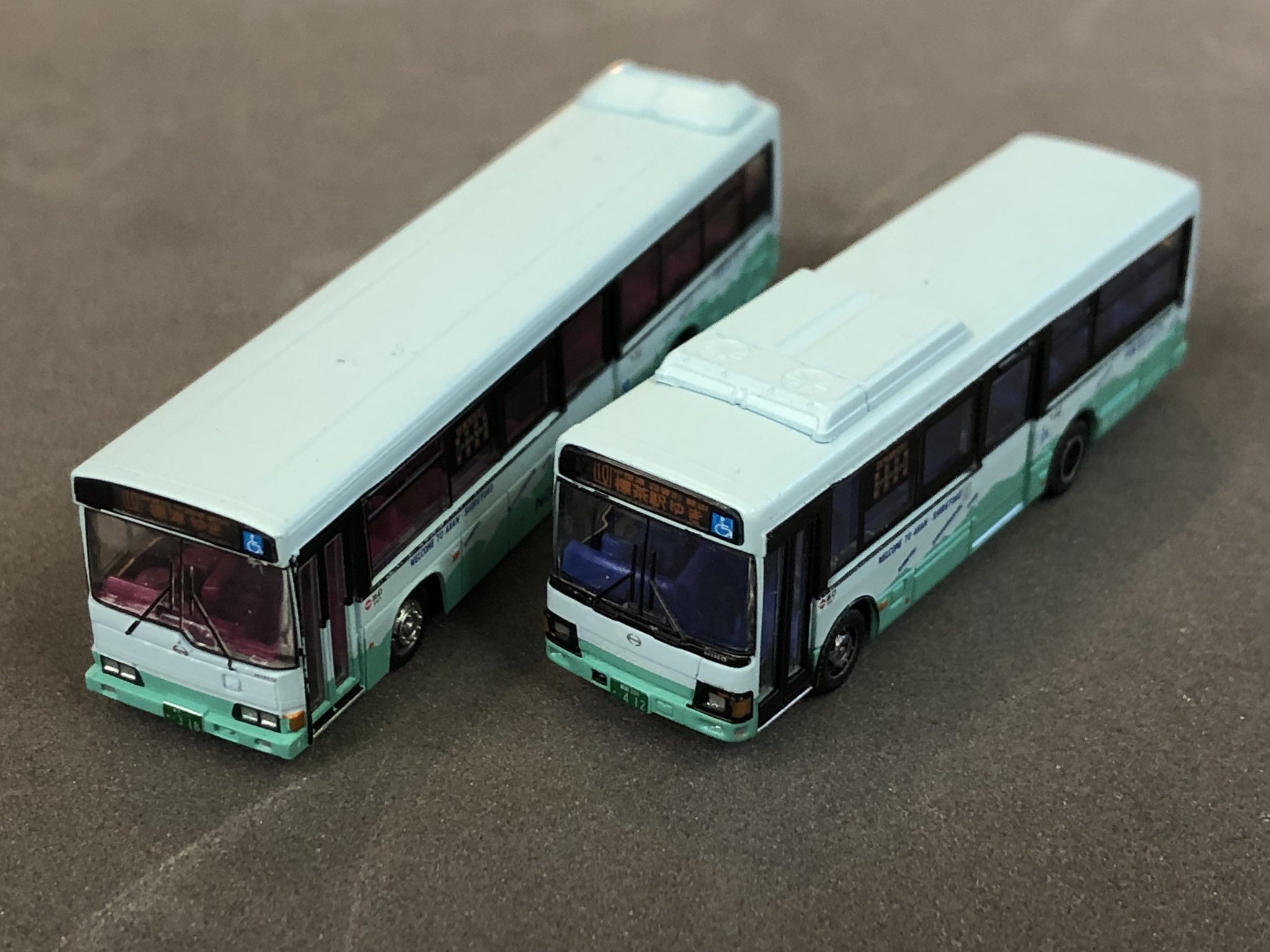 バスコレクション 奈良交通 新旧カラー2台セット THE バス