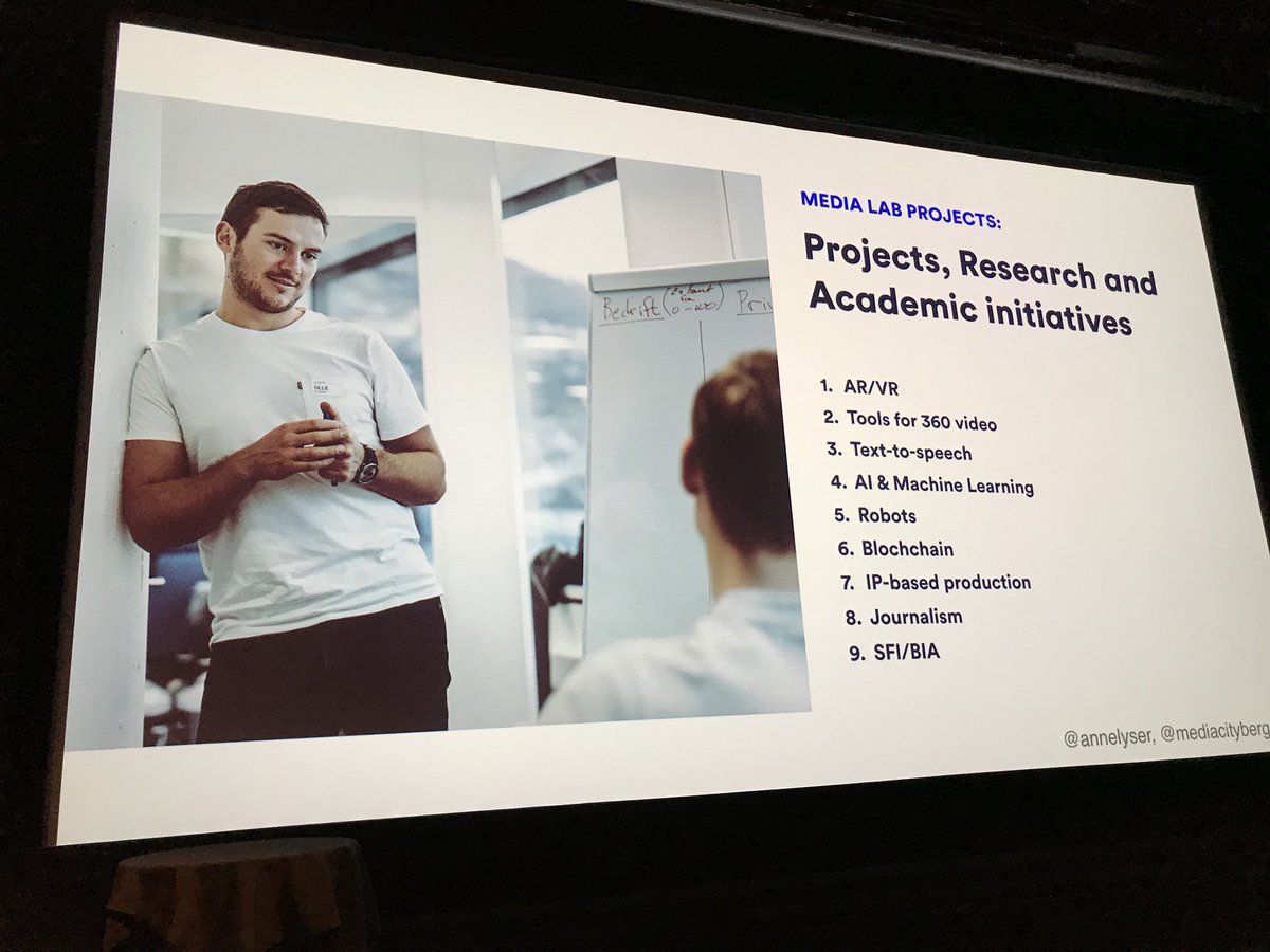 KantarNorway's tweet photo. Spennende innovasjonsprosjekter hos @MediaCityBergen . @annelyser #medietrender #KantarMedia https://t.co/ArLApTdF2e