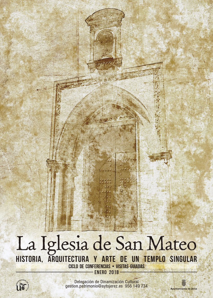 Hoy comienza el "Ciclo de conferencias y visitas guiadas a la Iglesia de San Mateo". Consulta el Programa aquí  👉🏻  goo.gl/6QRt9A   #VisitJerez