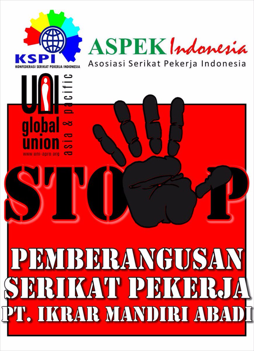 ahmadNurdani02's tweet photo. LAWAN segala bentuk tindakan kesewenang-wenangan....
#TolakPhkSepihak
#TolakUnionBusting
#saveSPIM https://t.co/r0SG736CHh