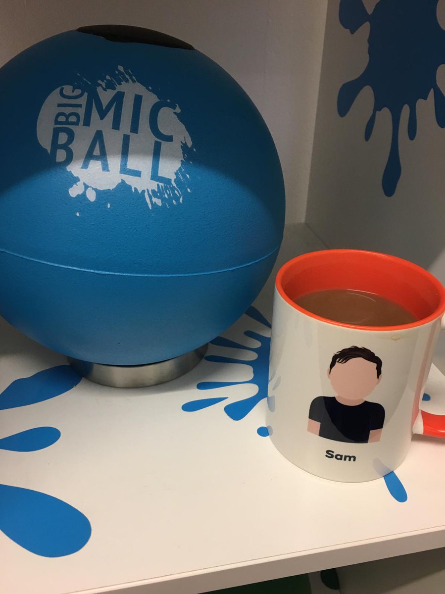 BigPurplePro's tweet photo. Loving my new office mug, thanks @itrevents I am definitely better looking in person though. #WinwithITR https://t.co/vVeajvKBw9