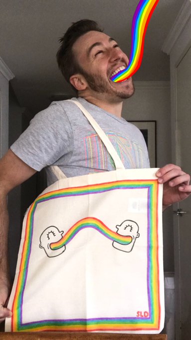 Treated self to this totes amazeballs tote bag by @samleightondore &amp; couldn&rsquo;t be more pleased. Not least<a href="/tag/werk"class="tags"><span>#werk</span></a><a href="/tag/snl"class="tags"><span>#snl</span></a><a href="/tag/yass"class="tags"><span>#yass</span></a>