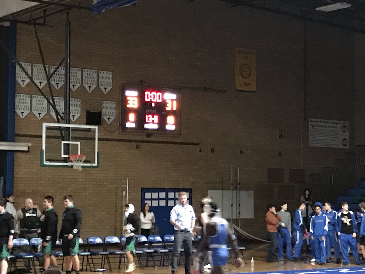 Thunder wrestling beat Prairie in the Thunderdome! 33-31