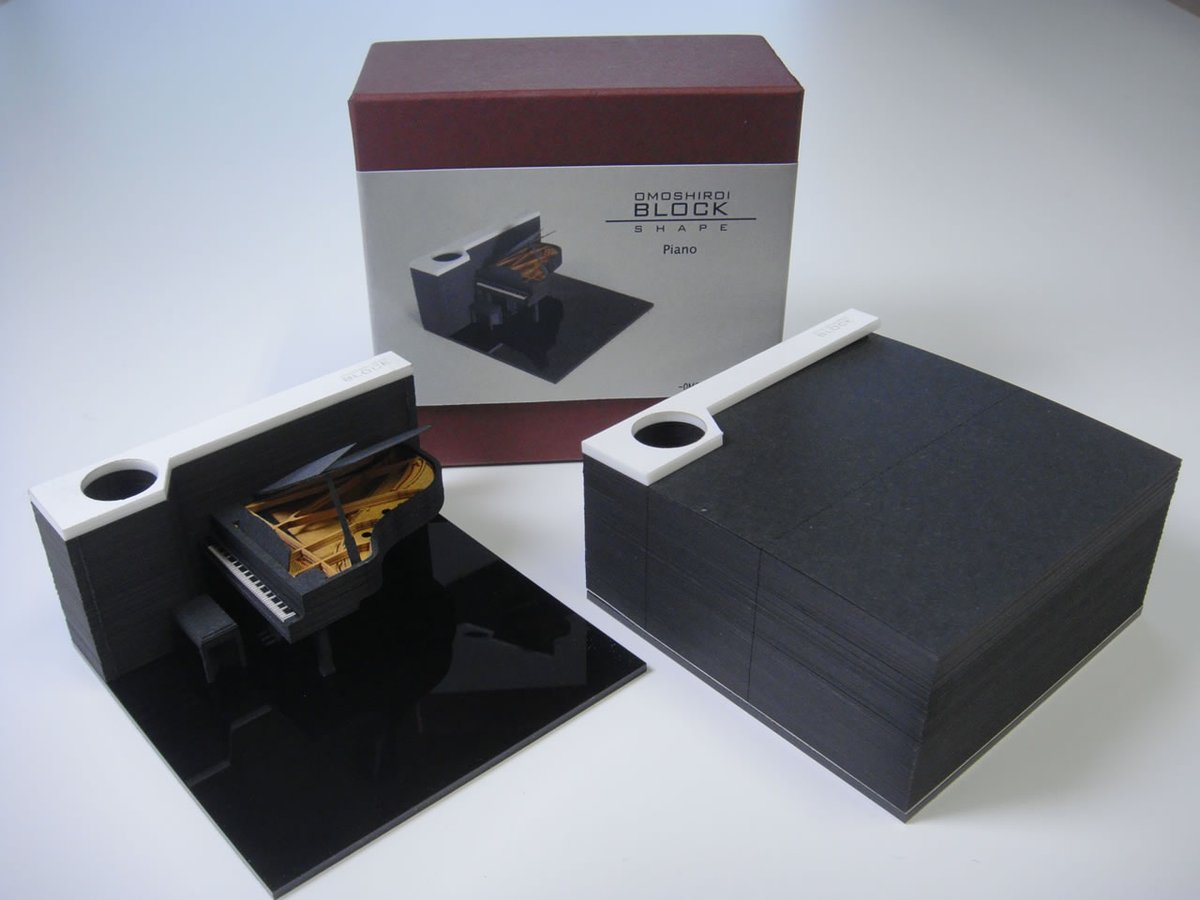 Omoshiroi Block という 相当にアーティスティックなブロックメモ帳が話題に なり過ぎて メーカーである株式会社トライアードのサイトがつながらないもよう Togetter
