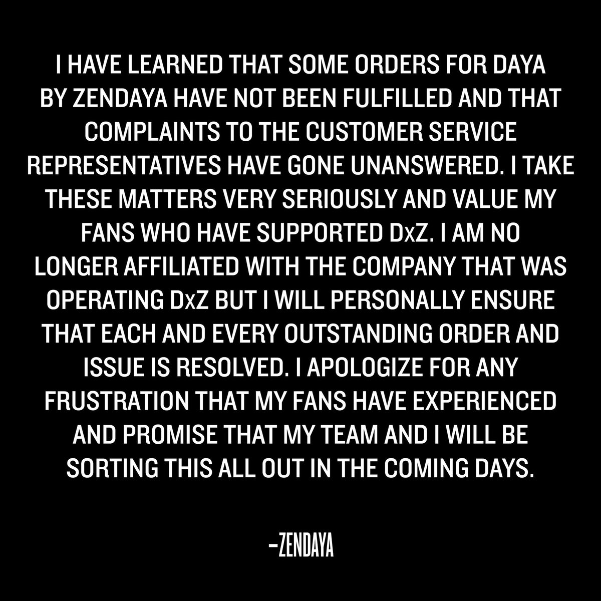 Please contact dayaxzendaya@gmail.com with any concerns or questions