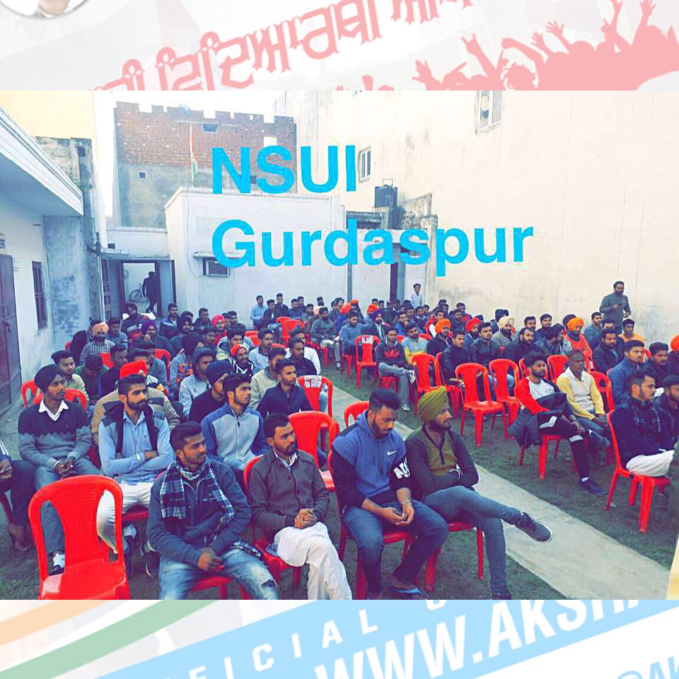 AkshaySharmaOrg's tweet image. #rahulgandhi #VishalChaudhary #nsui #AkshaySharma #president #punjab
Inquilab Membership Form Launching In Gurdaspur In the Presence of Vishal Chaudhary Ji (NSUI In-charge, PB) &amp;amp; other respected members, We Give Thanks &amp;amp; Warmest Appreciation For All Your Generous Contribution.