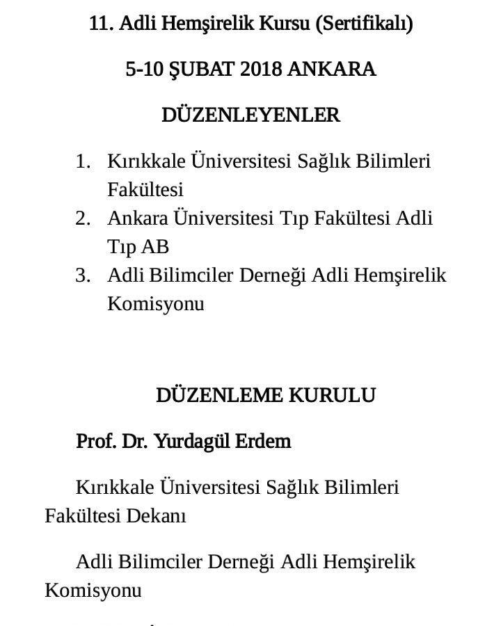 Kursumuz 60 saat olup katılım 25 kişi ile sınırlıdır...