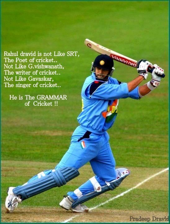 A very happy birthday to the great indian batsman Rahul Dravid 