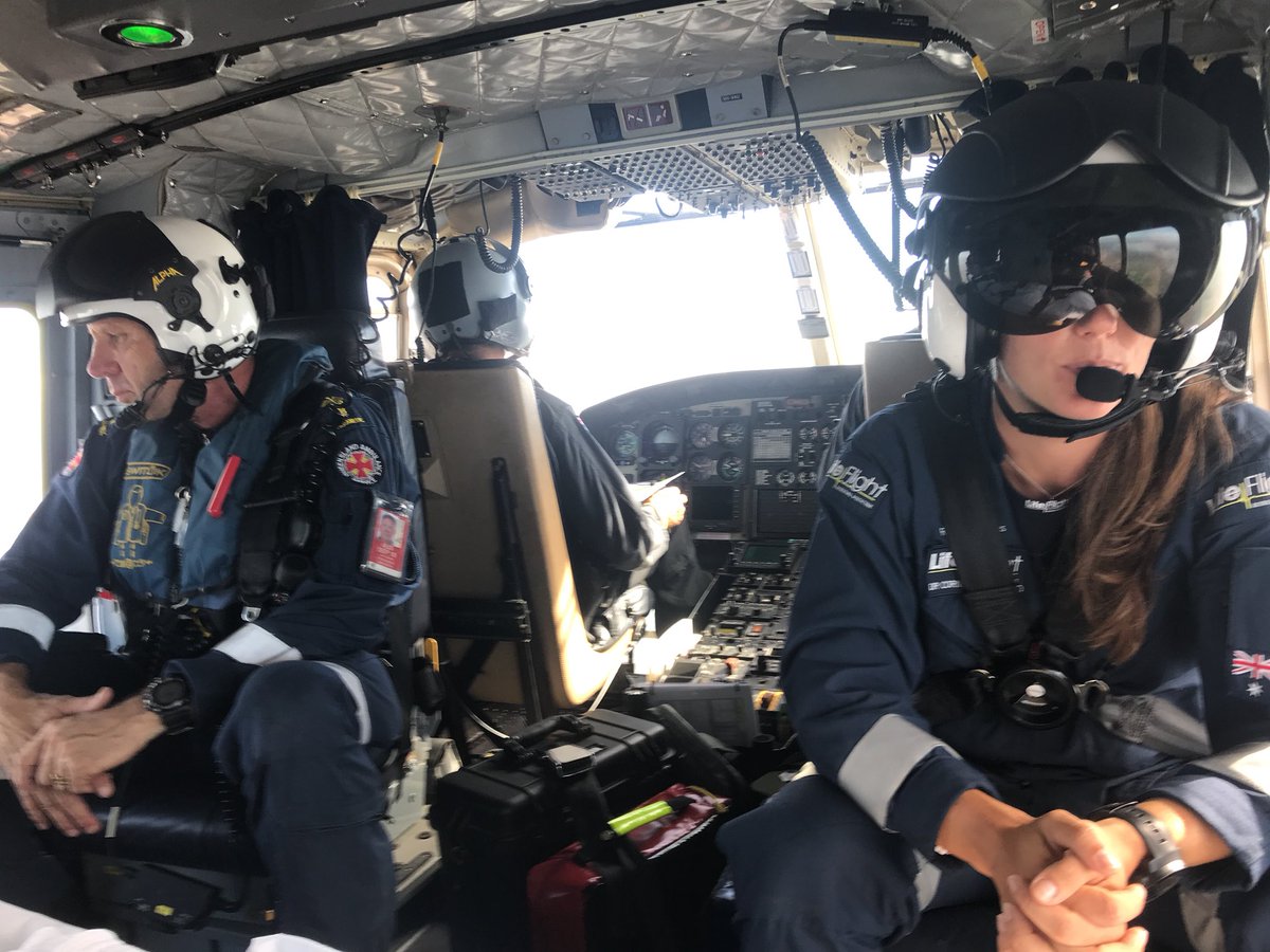 #CapRescue #RACQ Rescue 300 is airborne again and en route to Baralaba to transfer a sick patient to Rockhampton hospital for further treatment.