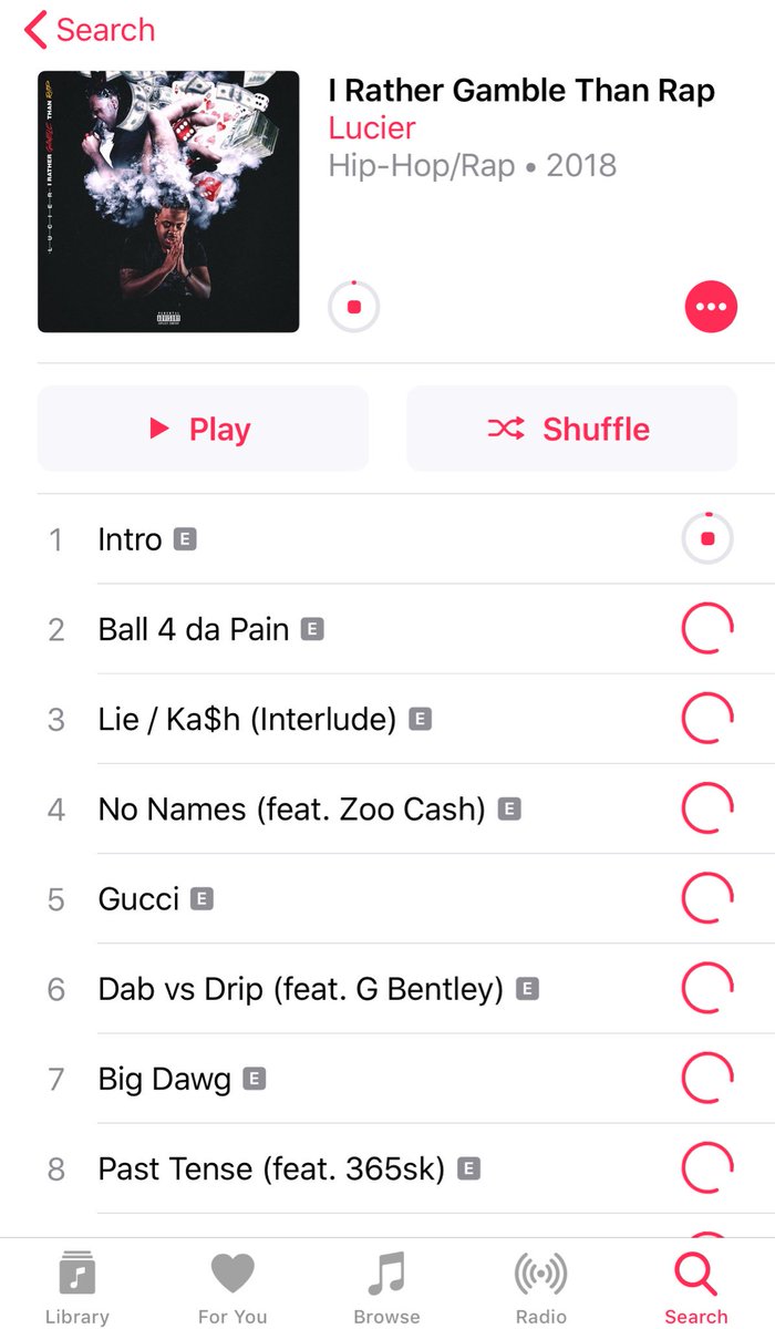 DONDONHOOD's tweet image. Go To ITunes &amp;amp; Download @BigLucier❌ #IRatherGambleThanRap