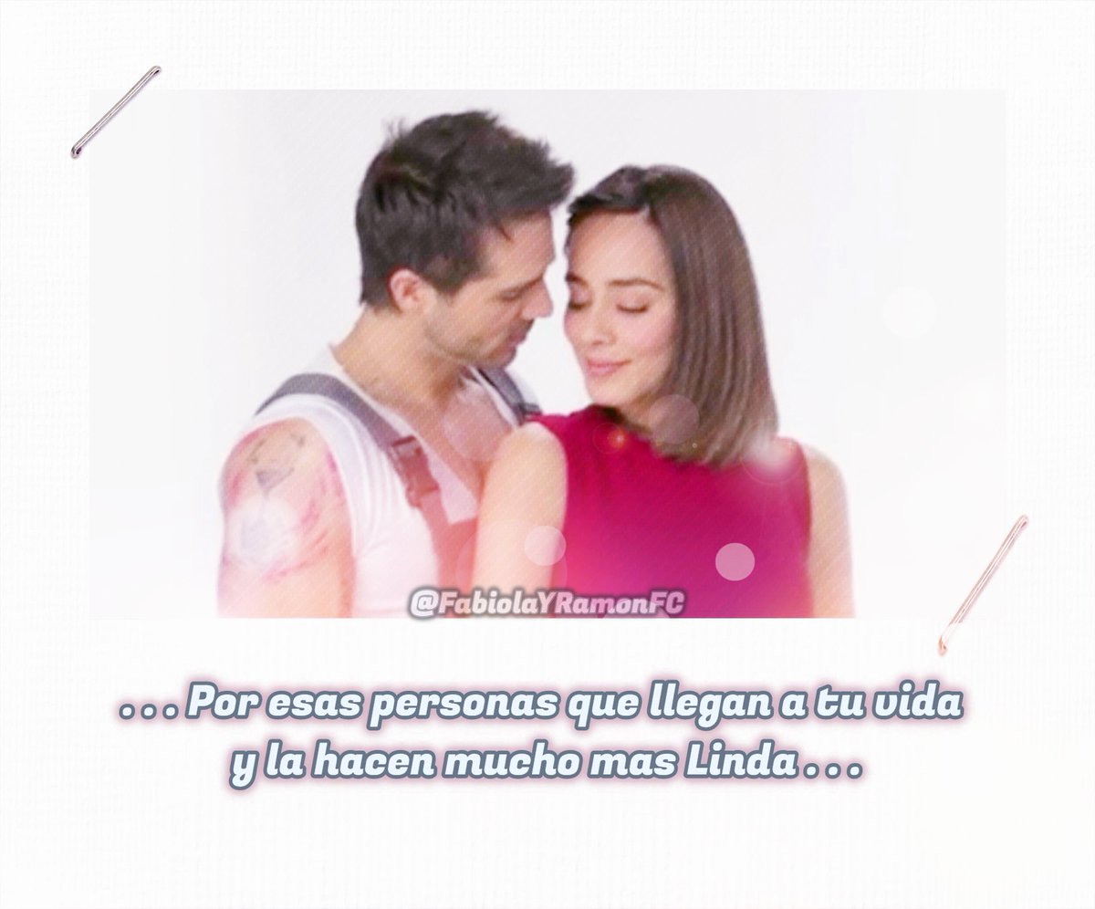 FabiolaYRamonFC's tweet photo. ... Por esas personas que llegan a tu vida y la hacen mucho mas linda... 😍
✨
#CharalillosUnicos #fabiolayramon @esmepimentel @joseron3 
#Lovingramon https://t.co/IoaqD7TAAU