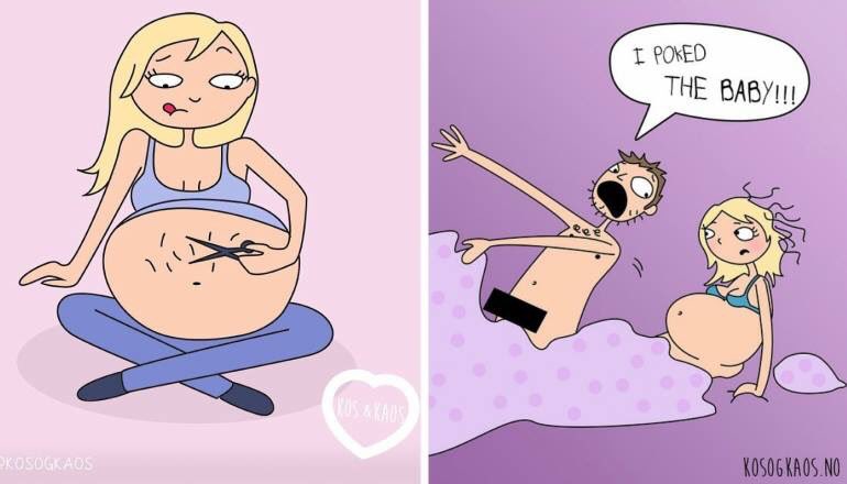 Oh hormones ! Any ladies with husbands like this? Sex during pregnancy is completely safe up until labor or unless otherwise stated by your OB! So enjoy these last couple of months before baby gets here !