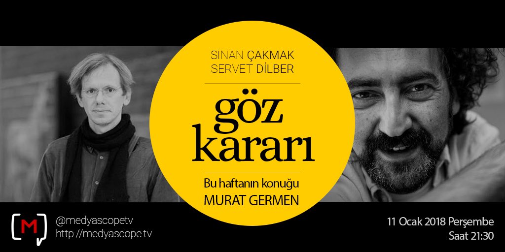 🔴📷 “Fikirden Sergiye” Göz Kararı’nın 75inci bölümünde konuk Murat Germen. Bu akşam saat 21:30’da.