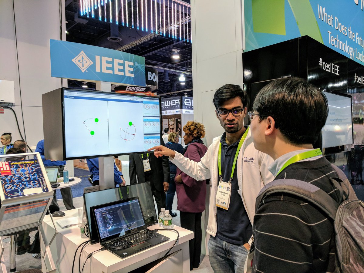ComNets_TUD's tweet photo. Check out #MESHMERIZE , our low-latency resilient Mesh protocol at @CES https://t.co/8N2gWXH5hU
