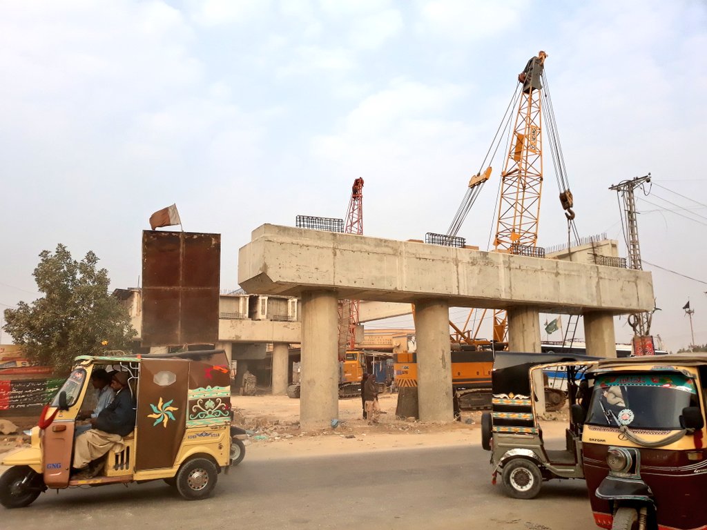 ZuaidJunejo1's tweet photo. #Jamshoro | Work continue on construction of Bridge over railway line at #Jamshoro Phatak with flyover bridge & Loops at Indus Highway (NA-55)
A #MegaProject by #SindhLocalGovtDept @BBhuttoZardari @BakhtawarBZ @jamkhanshoro
#PPP #SindhMegaProjects #KhidmatMainSabSayAagaySindh https://t.co/zePVg6walB