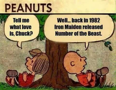 dead20182's tweet image. #IronMaiden #NumberOfTheBeast #Peanuts #CharlieBrown #PeppermintPatty