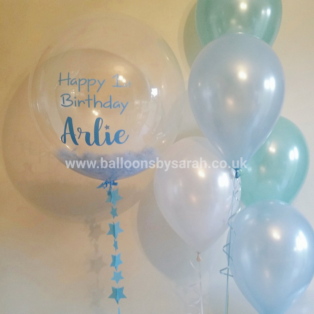 personalised 1st birthday balloons