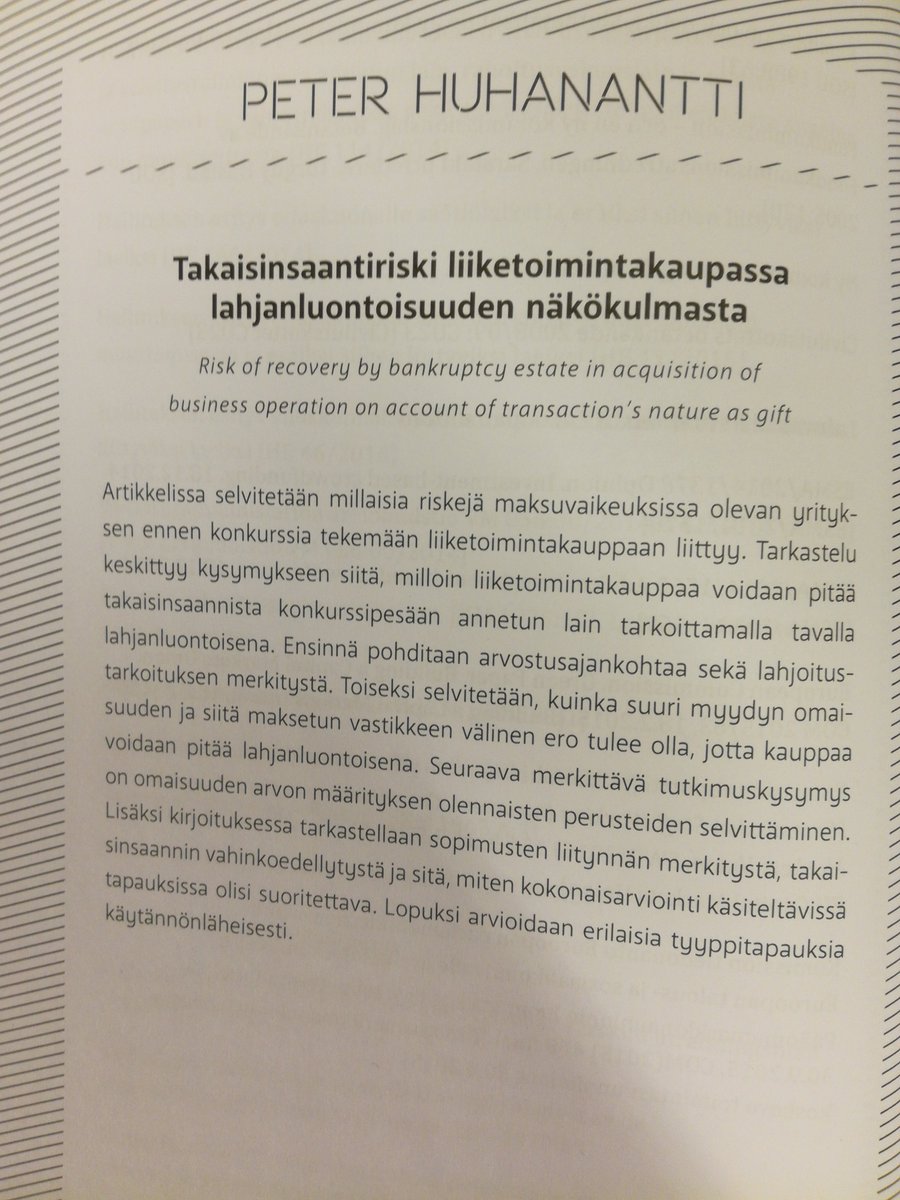 LJ_Journal's tweet photo. Throwback vuoteen 2016: Peter Huhanantti kertoo takaisinsaannista liiketoimintakaupassa. https://t.co/2dRzrLE2t5