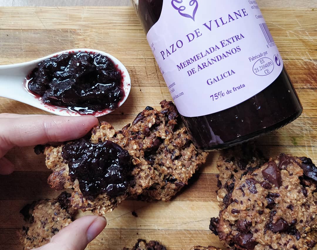 jpijuann's tweet photo. Galletas de avena 🌾🌾, naranjas de mi abuelo 🍊🍊 y chocolate 🍫🍫 con mermelada de arándanos @PazodeVilane cortesía de @CanalCocina en uno de sus últimos #roadshow con @Sergioumami en #Madrid https://t.co/OGuonNUXEH