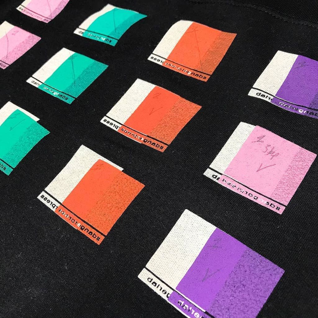 Danger_Press's tweet image. Puff print tests for @mailchimp.
#Puffink has a nice flat finish almost like paper. ift.tt/2mqd8ke