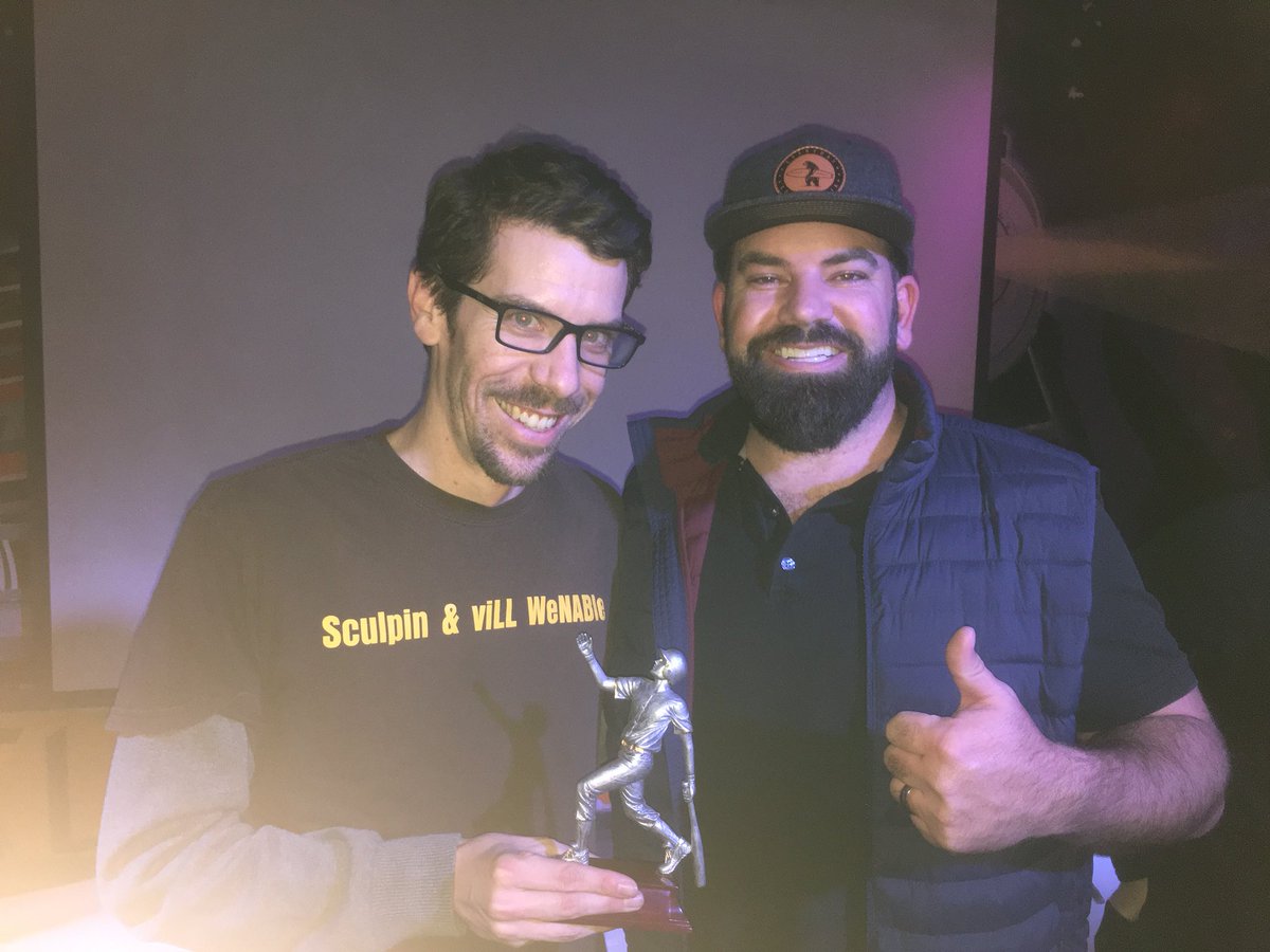 sportsbrain's tweet photo. Champions of the @thekeptfaith trivia!!!!
*not pictured @BenHigginsSD https://t.co/NfHwVwPJGr