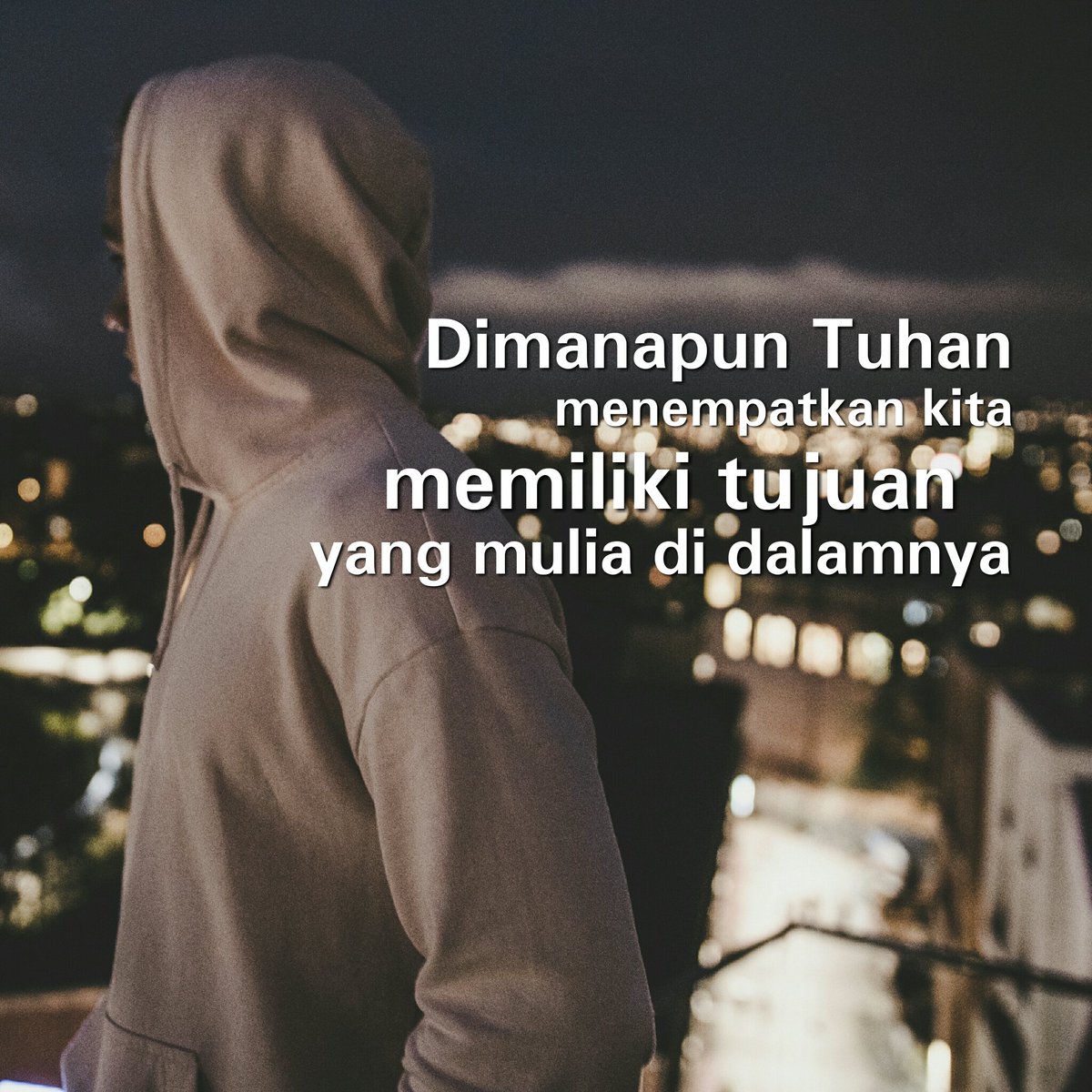 Dimanapun Tuhan menempatkan kita itu tidak kebetulan tapi bagian dari rencana Tuhan..
Hendaklah kita boleh menjadi berkat bagi orang lain dimana kita di tempatkan Tuhan..

#shareyourfaith #sharelove #JT