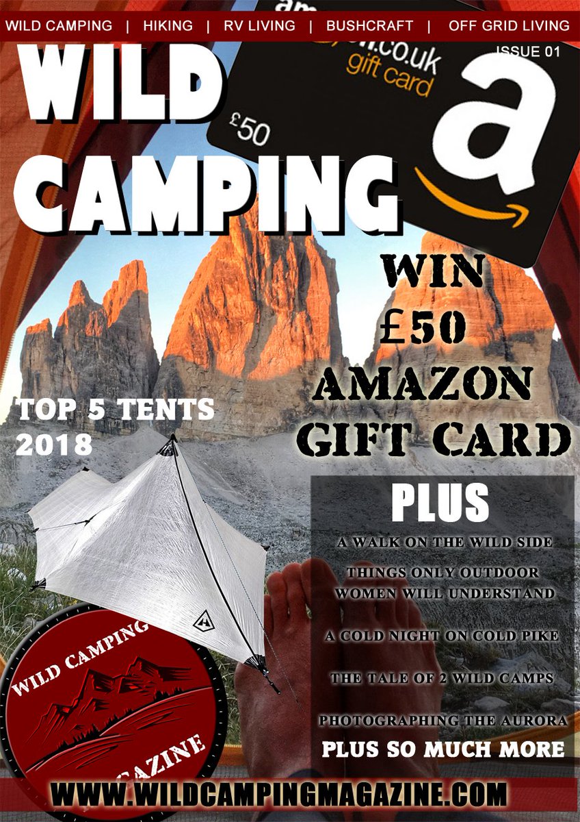 WildCampingMag's tweet photo. Website and the first issue of the Wild Camping magazine has been published. https://t.co/8MIkBSFdv5 Would be amazing if you could share this post https://t.co/4IHjtRtbPM