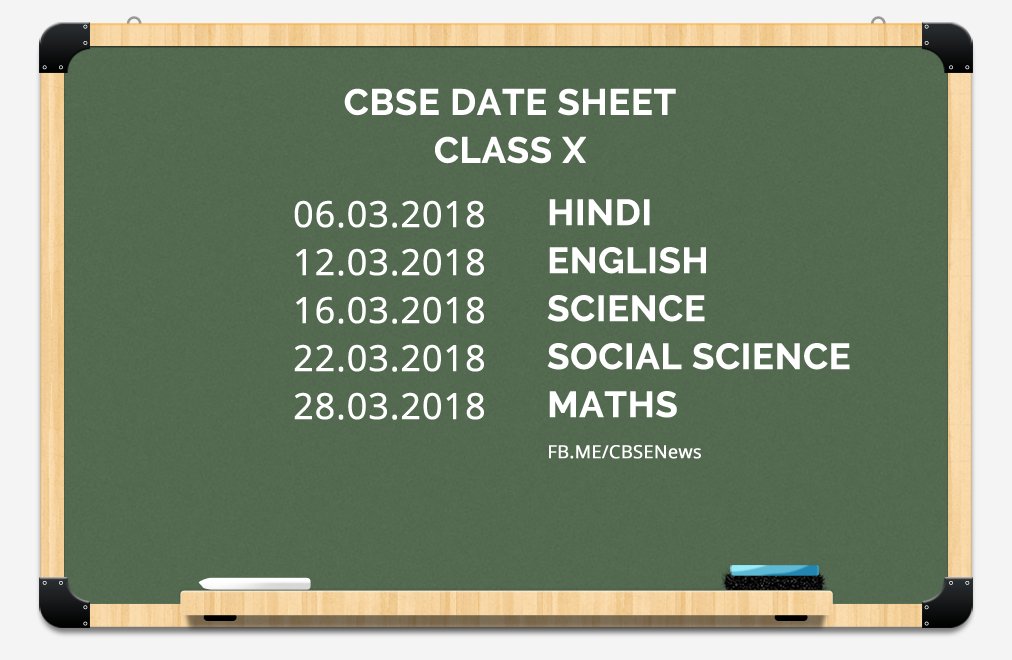 AllCBSENews's tweet photo. Download this Handy Image for #CBSE DateSheet of ClassX. π©βπ«π¨βπ«
#CBSE #CBSENews #CBSEDateSheet #CBSEClass10DateSheet
β https://t.co/usR944MEew https://t.co/X3tNO9flt8