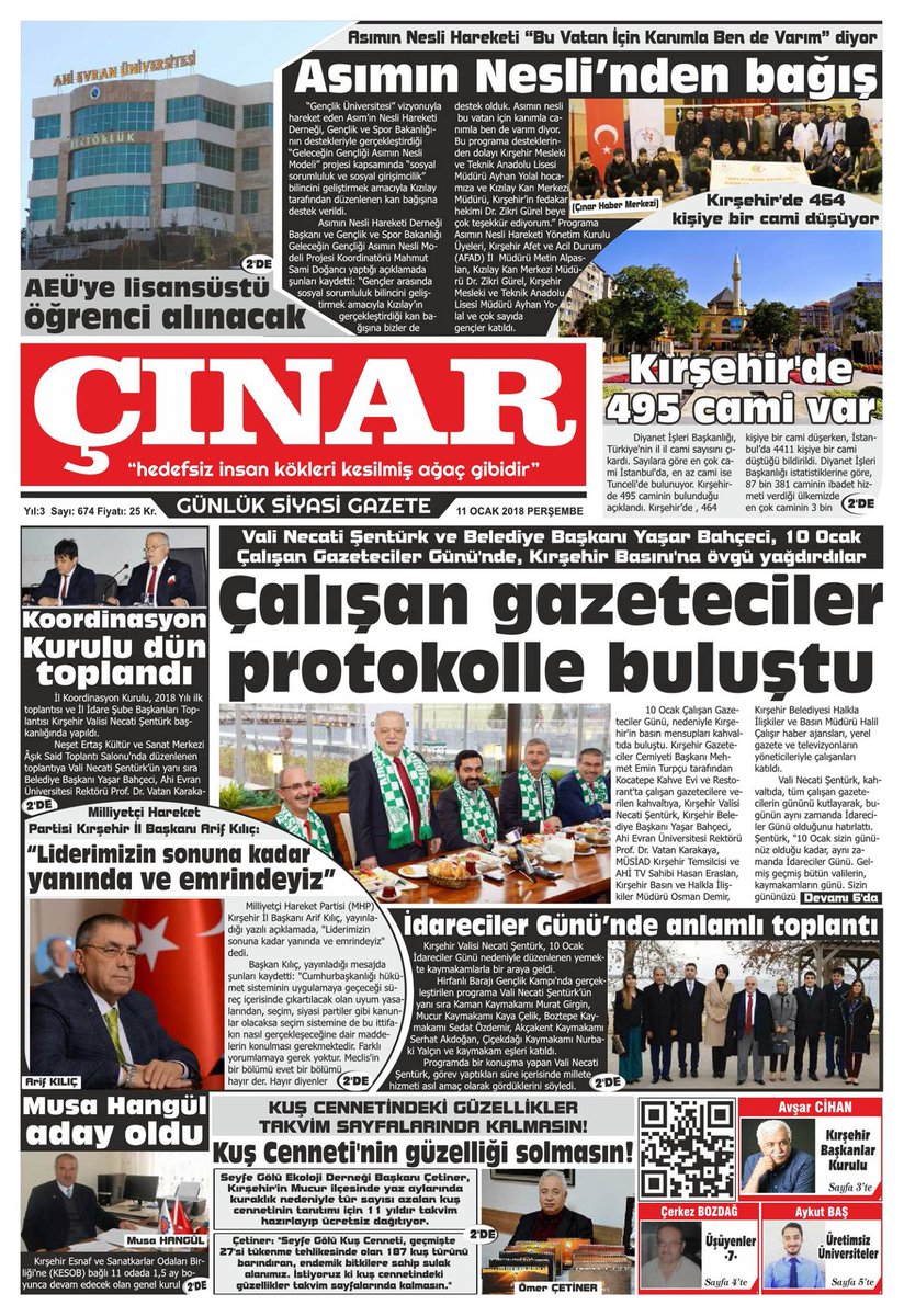 KrsehirGC's tweet photo. #Kırşehir #Gazeteciler #Cemiyeti https://t.co/4f3FfazT0Q
