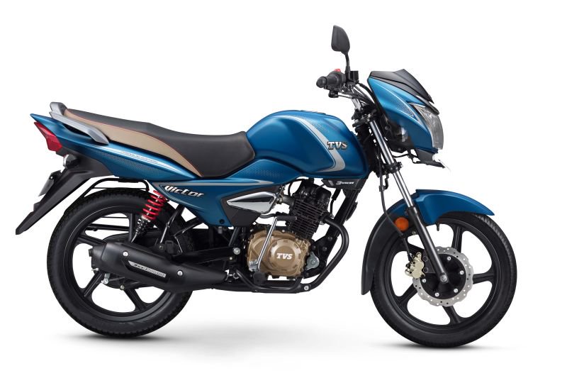 bikeindia's tweet photo. Special Edition @TVSMotor #Victor gets two new colour options - matte blue and matte silver... #MatteSeries #TVSVictor #PremiumEdition More here: https://t.co/32XTOmYnTj https://t.co/Yaz08JU8FU