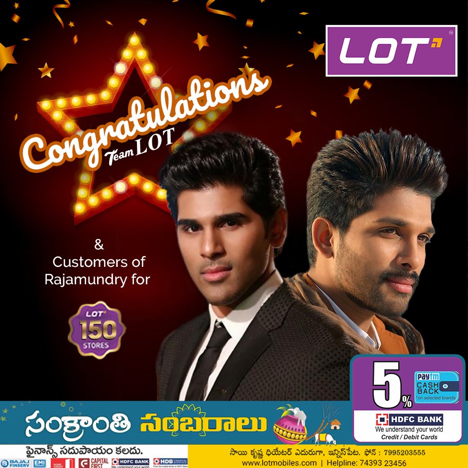 Lotmobiles's tweet photo. Congratulations Team @LotMobiles and Customers on the grand opening of 150th store in Rajahmundry.

#LOT150Store #150Store #LOTMobiles #StoreLaunch #Rajamahendravaram https://t.co/5iSsdgF6SC