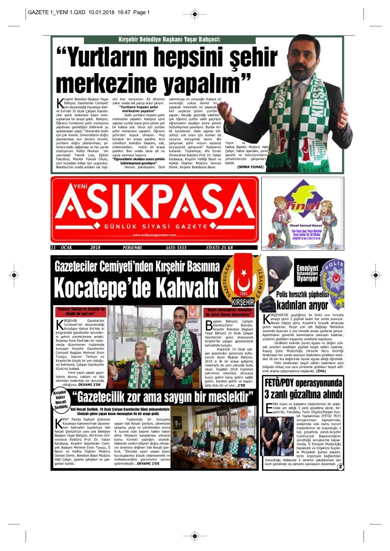 KrsehirGC's tweet photo. #Kırşehir #Gazeteciler #Cemiyeti.
. https://t.co/h8Mxfg6qLS