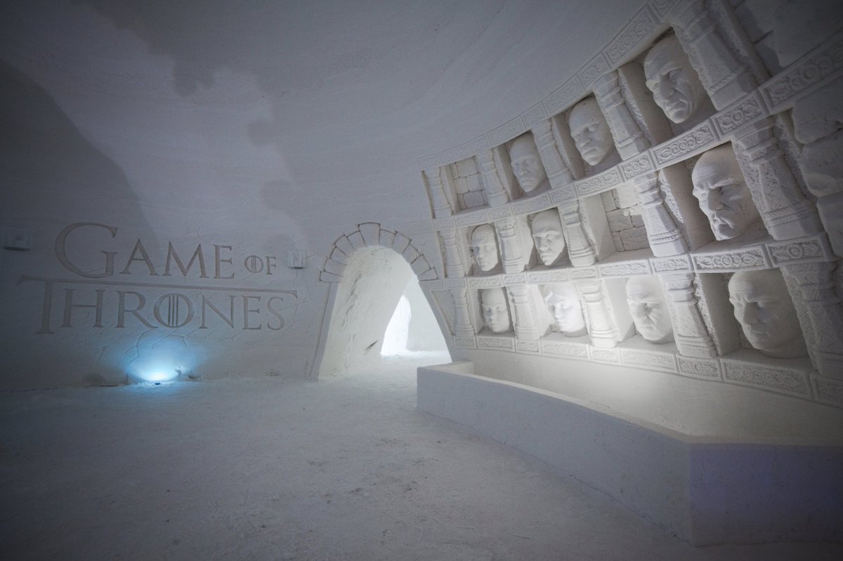 OurFinland's tweet photo. Cold & scary but oh, so wonderful! See @lonelyplanet article on #Finland's #GameOfThrones ice hotel!
https://t.co/YWpOsZM4B0 https://t.co/PVZ9nKjoLR