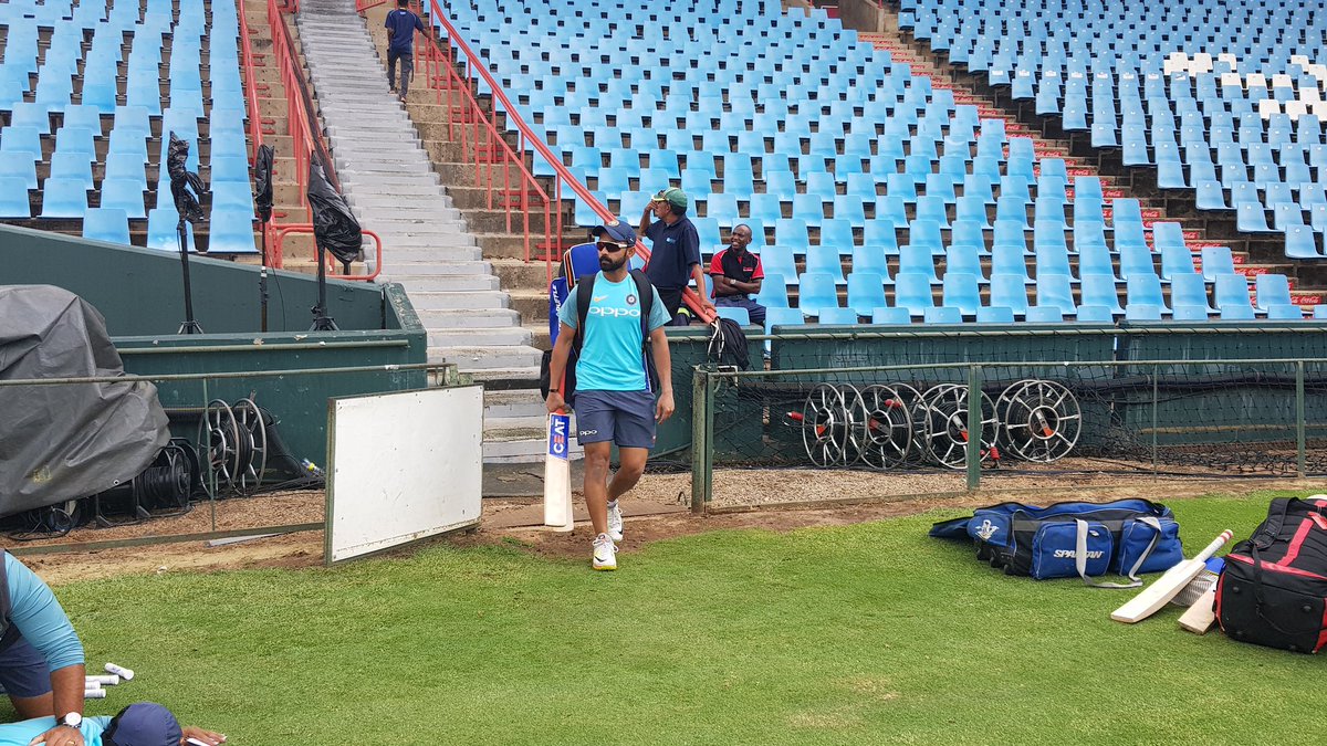 BCCI's tweet photo. Good morning from Centurion as #TeamIndia gear up for the 2nd Test #SAvIND https://t.co/n7ebkFvd42