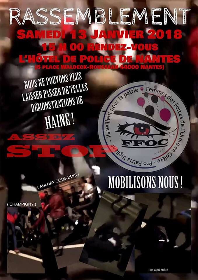 _FFOC_'s tweet photo. ‼️RASSEMBLEMENTS DU WEEKEND‼️
#CAEN samedi 13/01 à 15h00 Hôtel de Police
#ROUEN samedi 13/01 à 15h00 Hôtel de Police 
#MARSEILLE dimanche 14/01 à 14h00 TGI Marseille
#NANTES samedi 13/01 à 15h00 Hôtel de Police
Soyez nombreux pour soutenir votre #police face aux agressions! https://t.co/qSVOGsvszn