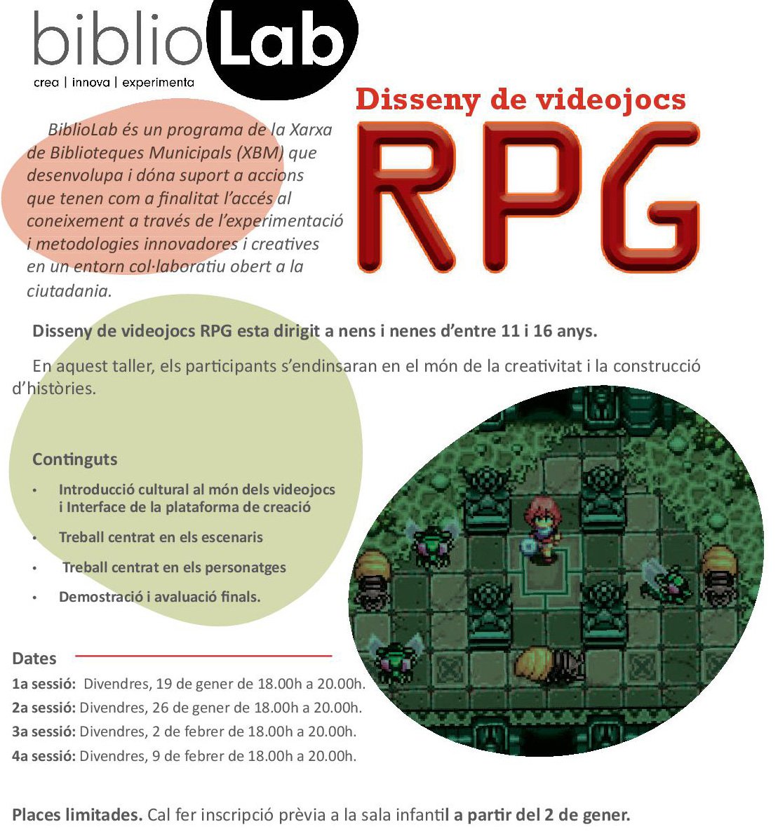 aire_ec's tweet photo. Ja saps que la Biblioteca de #CaldesdeMontbui organitza un taller fins a 16 anys per dissenyar #videosjocs RPG? Vés i informa't. Comença 19/01! https://t.co/kdYt0QBv8d